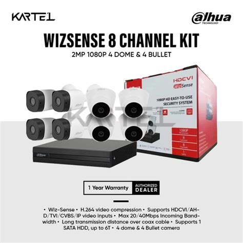 Dahua 8 Channel Bullet Kit 
